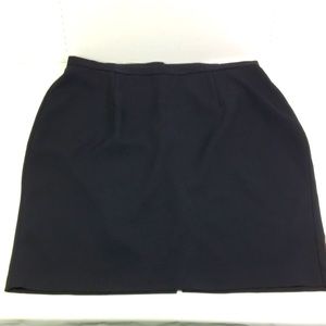 Liz Claiborne‎ Villager Skirt Black Elastic sides Zips up Size 24W